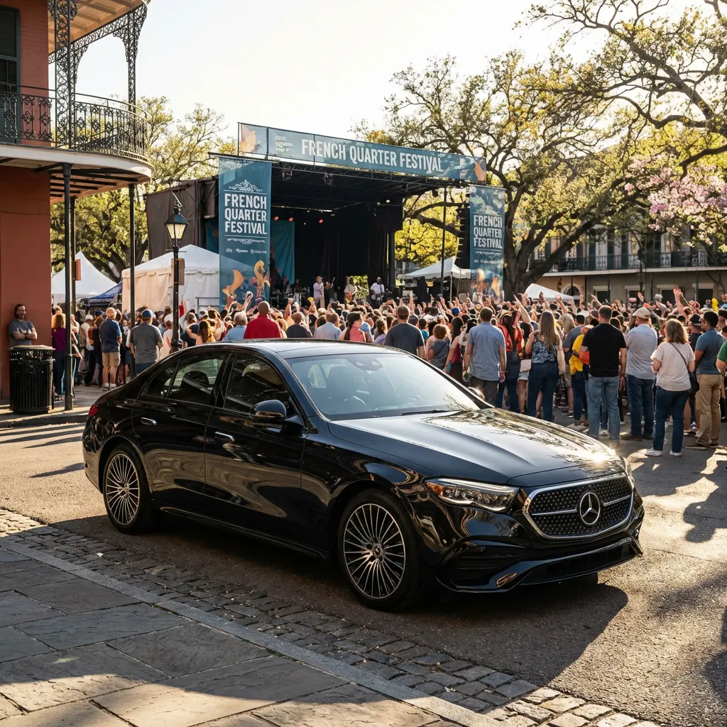 Ride to the Quarter's Biggest Party, Jazzy Limousine & Shuttle New Orleans