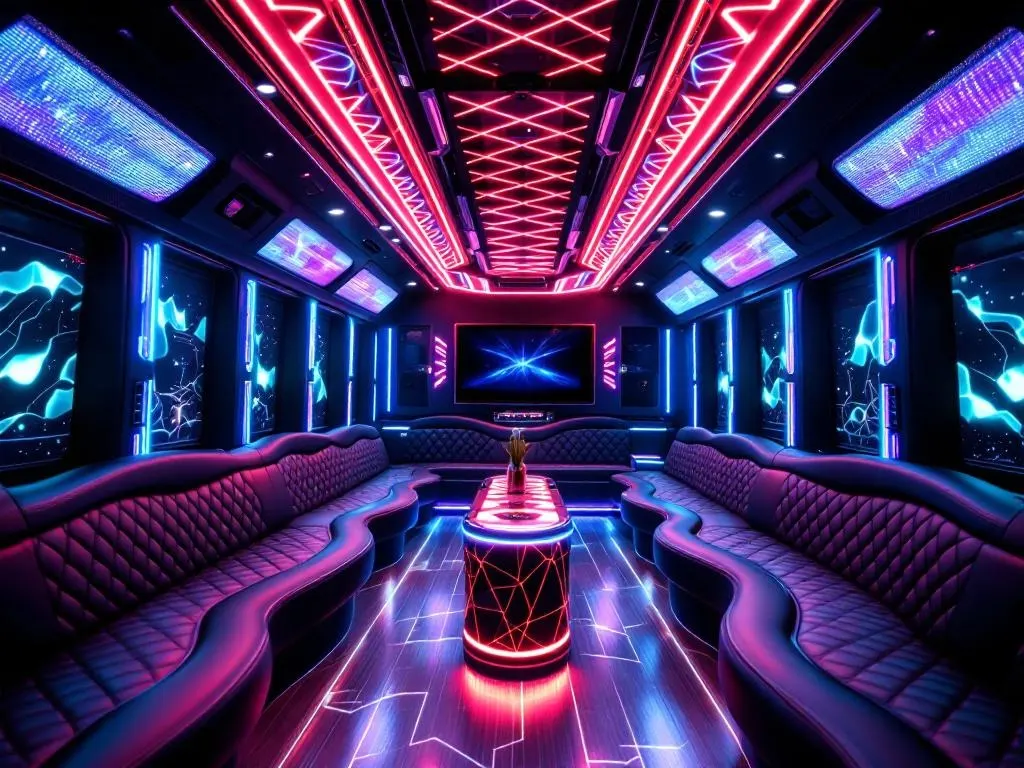 Limo Party Bus XL, Jazzy Limousines Party Bus
