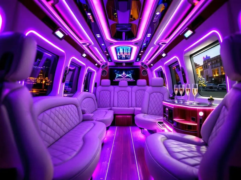 Limo Mercedes Sprinter, Jazzy Limousines Sprinter Van