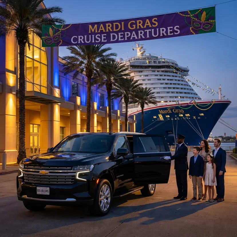 How to Handle Cruise Port Shuttle Gaps Before Mardi Gras Crowds Hit, New Orleans luxury transportation