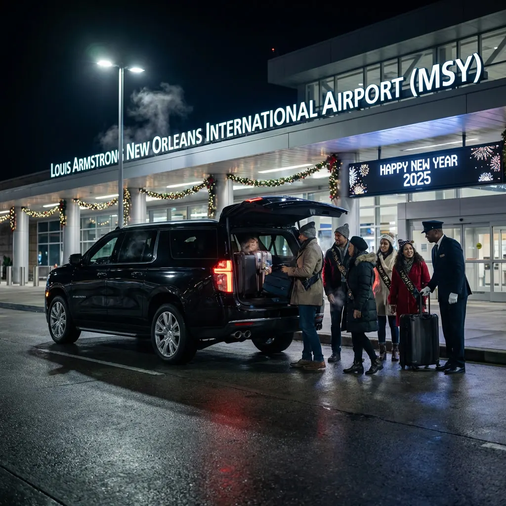 Understanding Group Airport Transfers for New Year Events in New Orleans, New Orleans luxury transportation