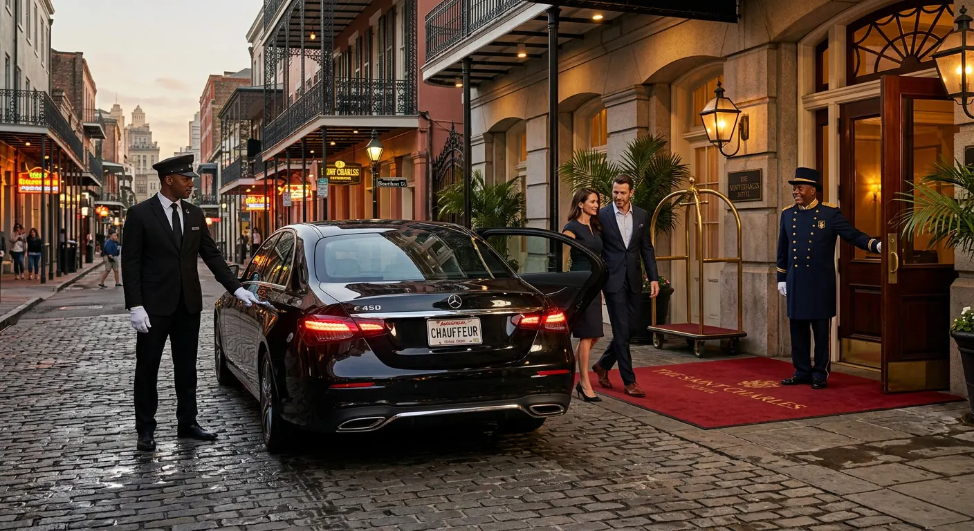 Guide to Luxury Car Services Near French Quarter Hotels, New Orleans luxury transportation