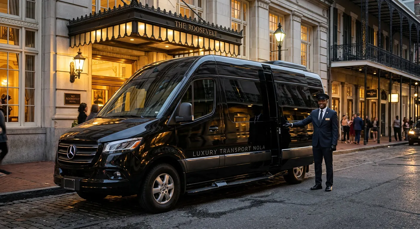 Luxury Sprinter Van Rental in New Orleans: Executive & Limo Options, New Orleans luxury transportation