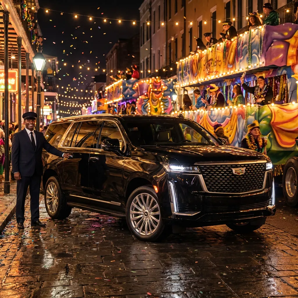 Mardi Gras 2026: How to Navigate the City Like a Pro, New Orleans luxury transportation