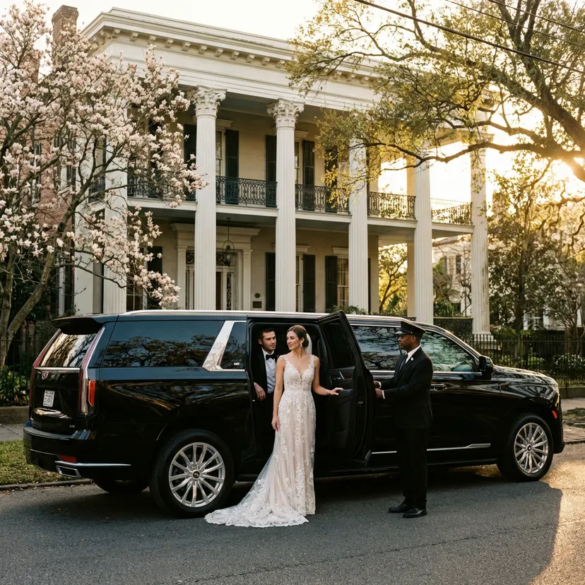 New Orleans Wedding Limo and Guest Transportation Guide, New Orleans luxury transportation