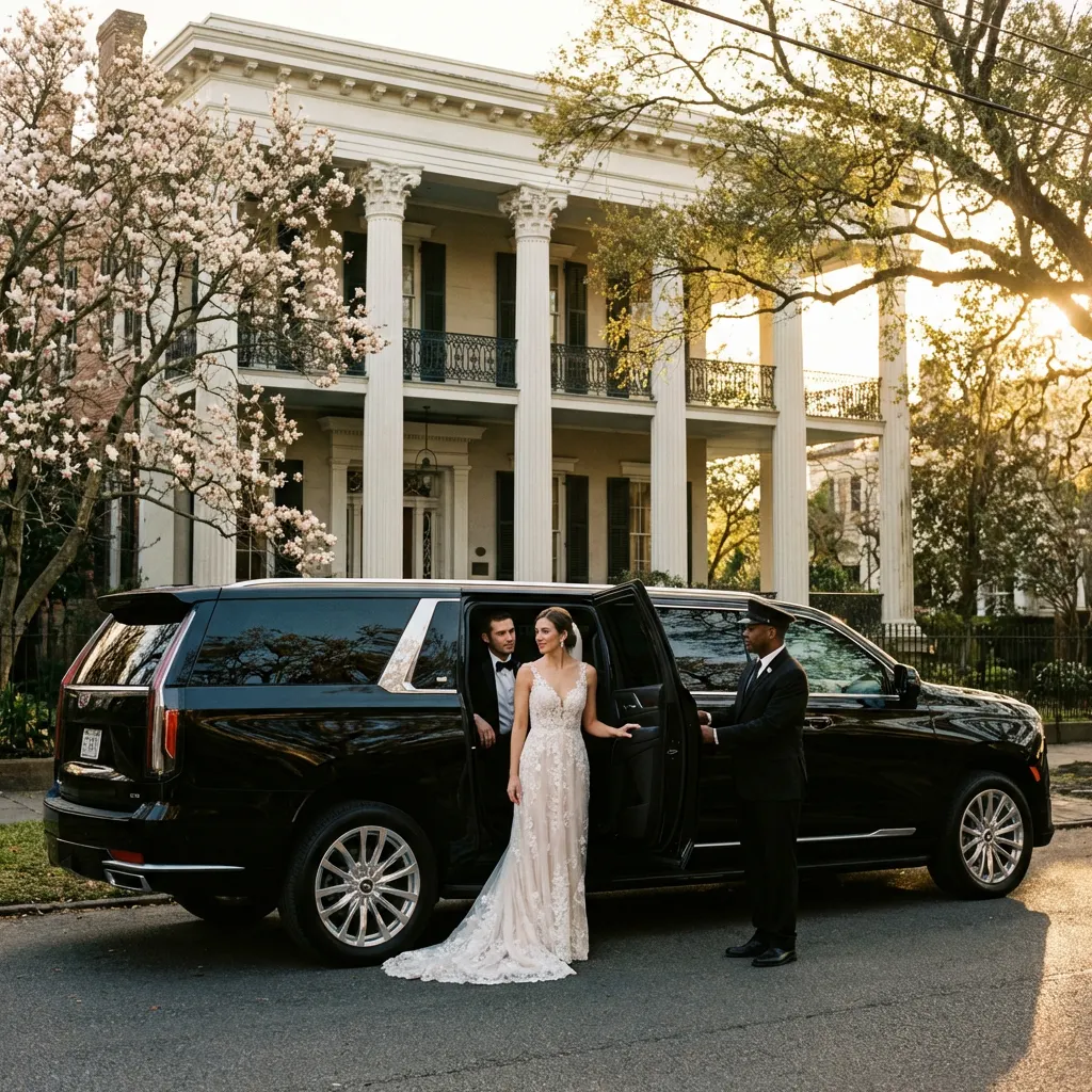 New Orleans Wedding Limo and Guest Transportation Guide, New Orleans luxury transportation