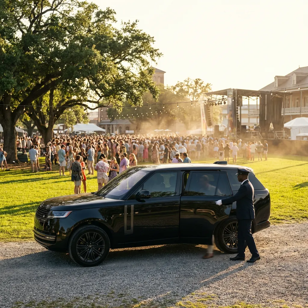 Ride in Rhythm: New Orleans Jazz Festival Limousine Service, New Orleans luxury transportation