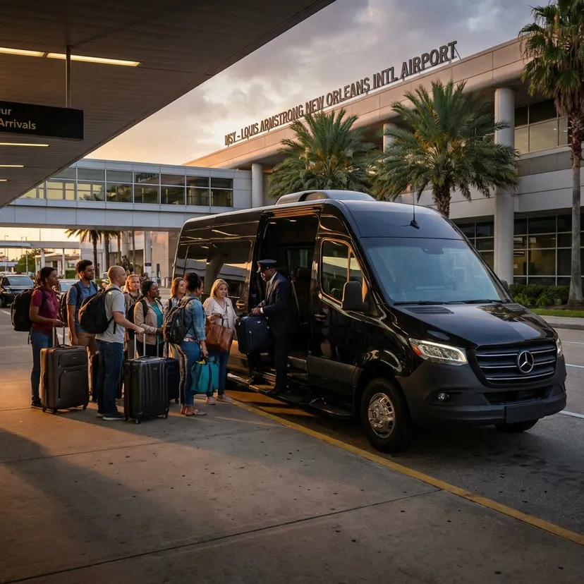 Resolving Common Group Airport Shuttle Booking Issues In New Orleans, New Orleans luxury transportation