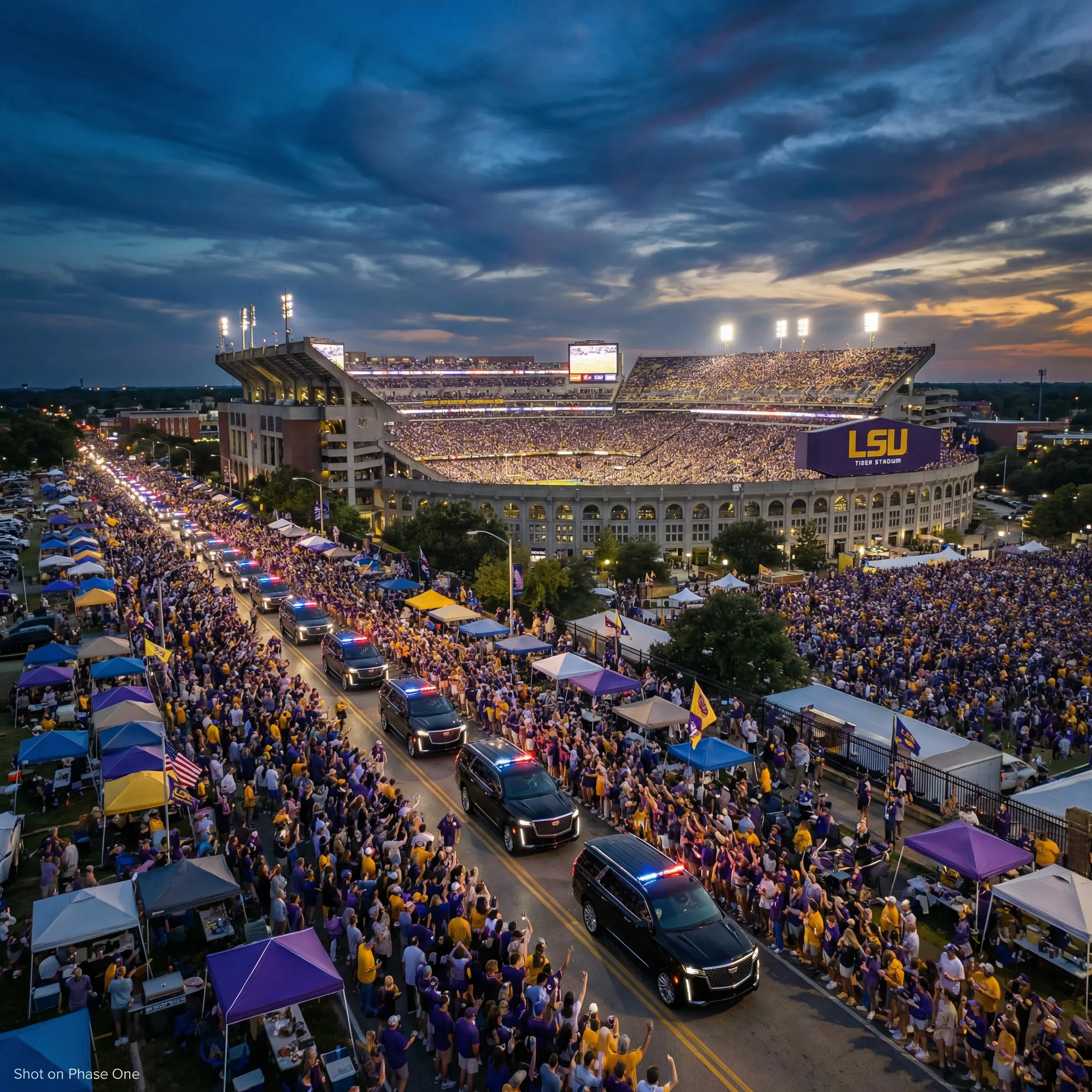 LSU Game Day Transportation from New Orleans (2026 Schedule + Costs), New Orleans luxury transportation