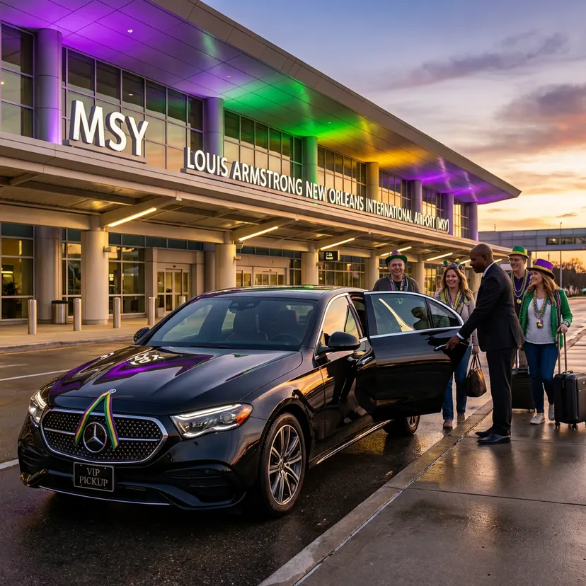 Common Mardi Gras Airport Transfer Problems And Their Solutions, New Orleans luxury transportation