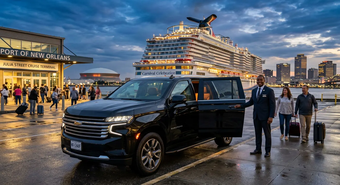 What To Do If You Miss Your Cruise Port Shuttle In New Orleans, New Orleans luxury transportation